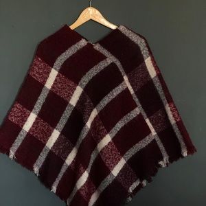 Maroon Plaid Shaw